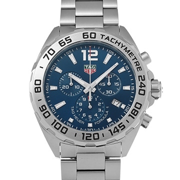 タグ ホイヤー フォーミュラ1 クォーツ クロノグラフ CAZ101K.BA0842 ブルー メンズ 時計 【中古】【wristwatch】
