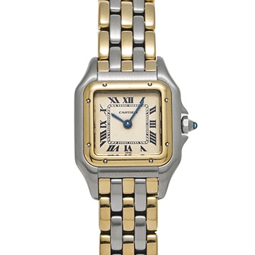 カルティエ パンテール SM W25029B8 アイボリー レディース 時計 【中古】【wristwatch】