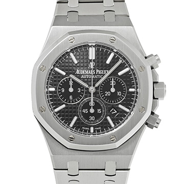 オーデマ ピゲ ロイヤルオーク クロノグラフ 26320ST.OO.1220ST.01 ブラック メンズ 時計 【中古】【wristwatch】