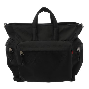 グッチ 2WAYトート ブラック 818962 ナイロン メンズ バッグ 【中古】【bag】