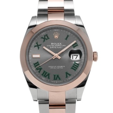 ロレックス デイトジャスト 41 126301 スレート メンズ 時計 【中古】【wristwatch】