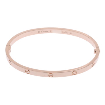 カルティエ ラブブレスレット SM #16 ゴールド K18ピンクゴールド PG レディース ジュエリー 【中古】【jewelry】