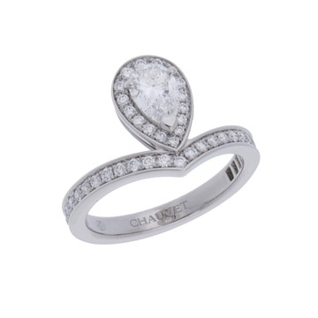 ショーメ ジョゼフィーヌ エグレット リング 0.50ct シルバー J84092-050 Pt950プラチナ レディース ジュエリー 【中古】【jewelry】