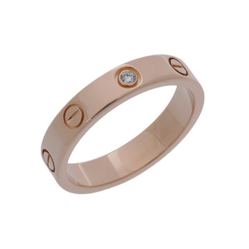カルティエ ミニラブリング #52 1PD ゴールド K18ピンクゴールド PG レディース ジュエリー 【中古】【jewelry】