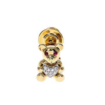 ウォルサム 熊モチーフブローチ ゴールド K18イエローゴールド YG レディース ジュエリー 【中古】【jewelry】
