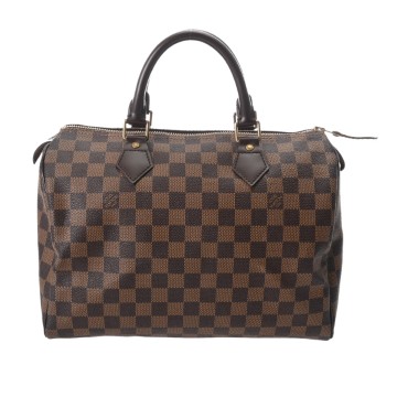 ルイ ヴィトン ダミエ スピーディ 30 ブラウン N41531 ダミエキャンバス レディース バッグ 【中古】【bag】