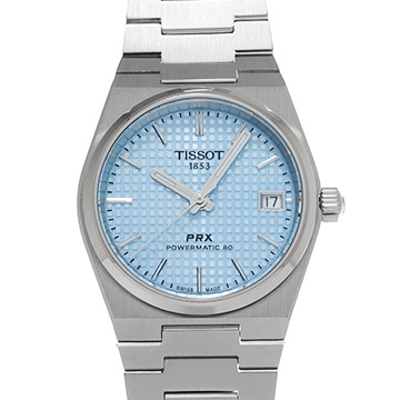 ティソ PRX パワーマティック 80 T137.207.11.351.00 アイスブルー メンズ 時計 【中古】【wristwatch】
