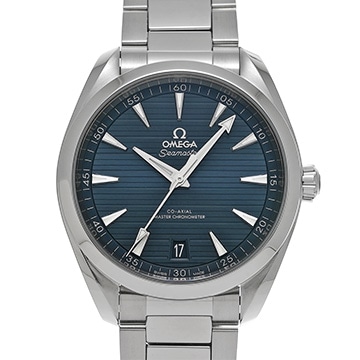 オメガ シーマスター アクアテラ コーアクシャル 220.10.41.21.03.004 ブルー メンズ 時計 【中古】【wristwatch】