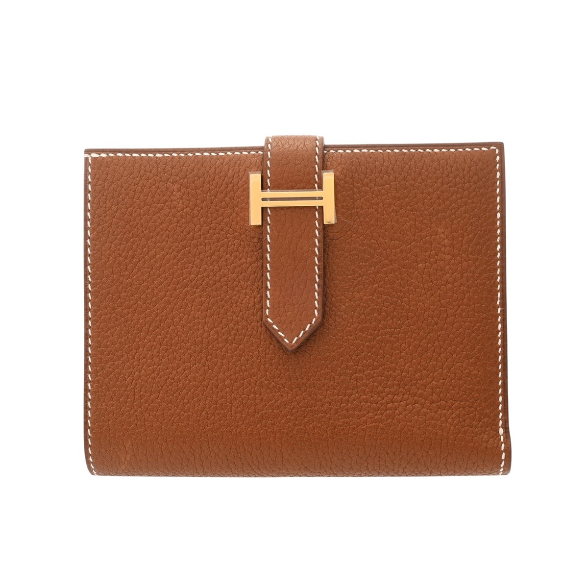 エルメス ベアン コンパクト フォーブ バレニアフォーブル ユニセックス 財布 【中古】【purse】