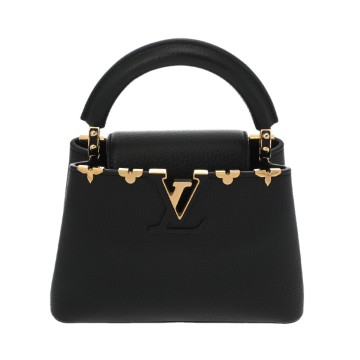 ルイ ヴィトン カプシーヌ MINI ノワール M56669 トリヨンレザー レディース バッグ 【中古】【bag】