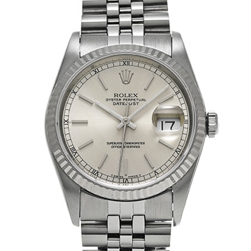 ロレックス デイトジャスト 16234 シルバー メンズ 時計 【中古】【wristwatch】