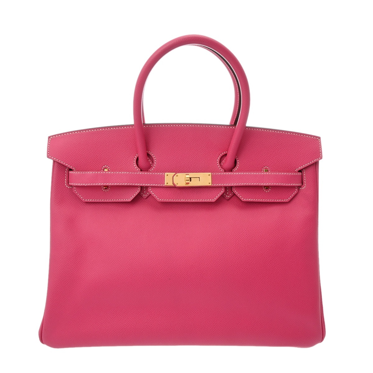 エルメス バーキン 35 ローズティリアン ヴォースイフト ユニセックス バッグ 【中古】【bag】
