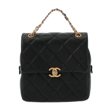 シャネル マトラッセ バックパック ブラック AS3108 グレインドカーフスキン レディース バッグ 【中古】【bag】