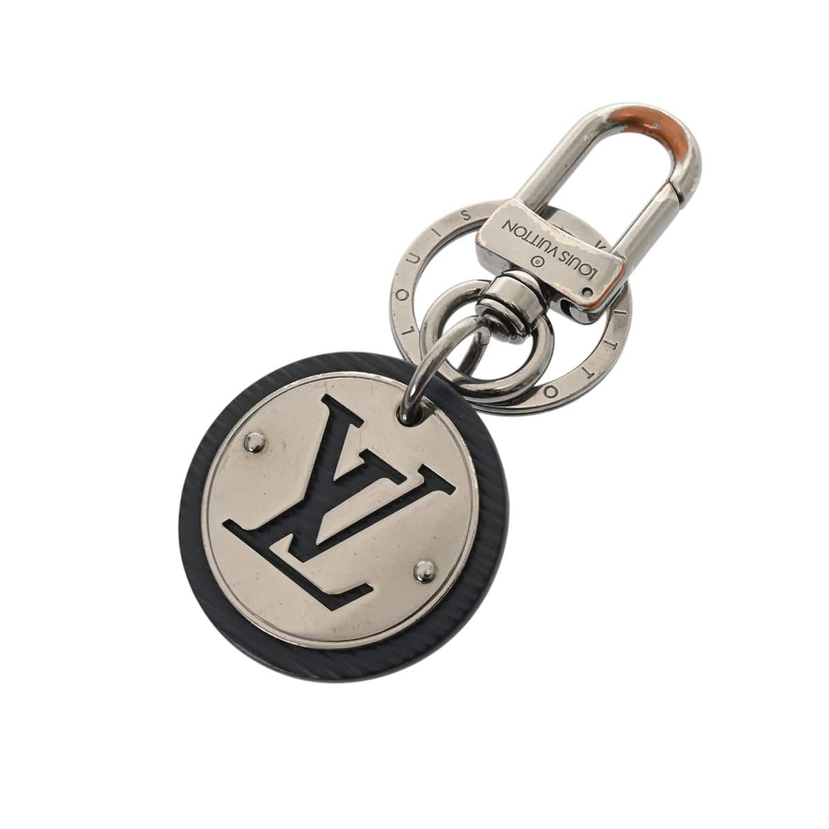 ルイ ヴィトン エピ バッグチャーム LV サークル ノワール M62756 レザー レディース 【中古】【other】