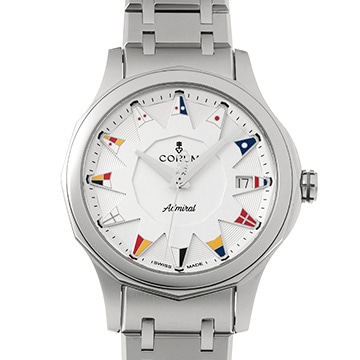 コルム アドミラルズカップ 082.200.20/V700 シルバー レディース 時計 【中古】【wristwatch】