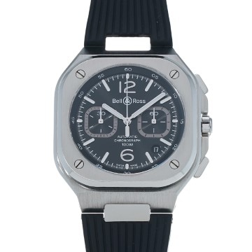 ベル&ロス BR 05 クロノ ブラックスチール BR05C-BL-ST/SRB ブラック メンズ 時計 【中古】【wristwatch】