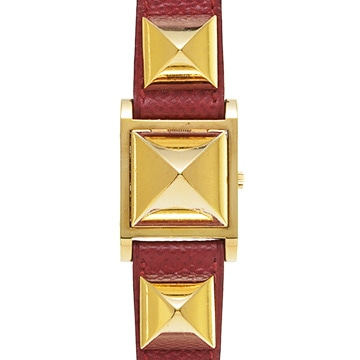 エルメス メドール ME1.201 ホワイト レディース 時計 【中古】【wristwatch】