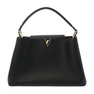 ルイ ヴィトン カプシーヌ スープル GM 2WAY ブラック M24607 カーフレザー レディース バッグ 【未使用】【bag】