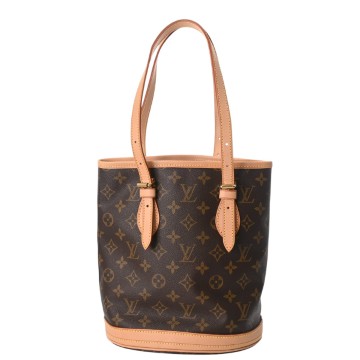 ルイ ヴィトン モノグラム バケツ PM マロン M42238 モノグラムキャンバス レディース バッグ 【中古】【bag】