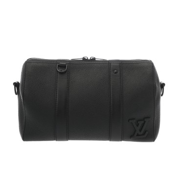 ルイ ヴィトン シティキーポル ノワール M59255 LVアエログラムレザー レディース バッグ 【中古】【bag】