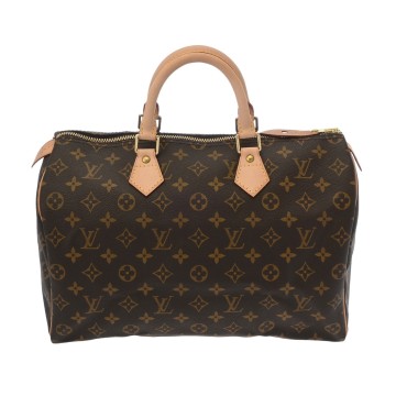 ルイ ヴィトン モノグラム スピーディ 35  ブラウン M41524 モノグラムキャンバス レディース バッグ 【中古】【bag】