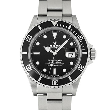 ロレックス サブマリーナ デイト 16610 ブラック メンズ 時計 【中古】【wristwatch】
