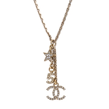 シャネル ココマーク スター No.5 ネックレス ゴールド メタル/ラインストーン レディース ジュエリー 【中古】【jewelry】