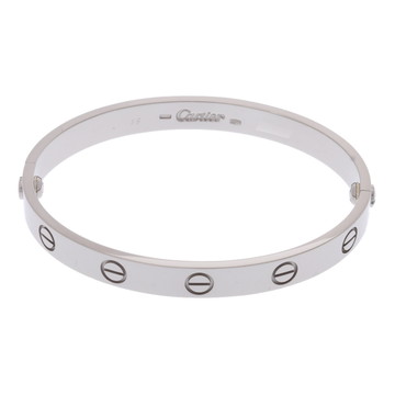 カルティエ ラブブレスレット #16 旧型 シルバー K18ホワイトゴールド WG レディース ジュエリー 【中古】【jewelry】