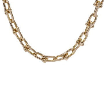 ティファニー ハードウェア スモールリンク ネックレス ゴールド K18イエローゴールド YG レディース ジュエリー 【中古】【jewelry】