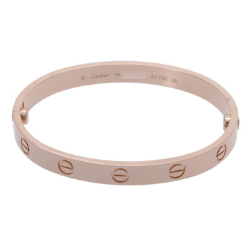カルティエ ラブブレスレット #16 新型 ゴールド K18ピンクゴールド PG レディース ジュエリー 【中古】【jewelry】