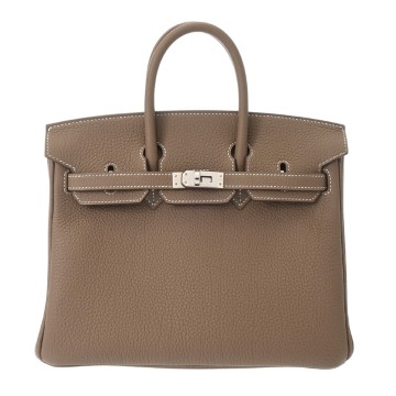 エルメス バーキン 25 エトゥープ トゴ レディース バッグ 【新品】【bag】
