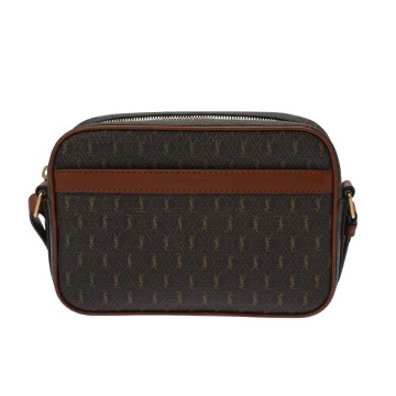 サンローラン カメラバッグ ル・モノグラム ブラウン ARS669957.0522 PVC/レザー レディース バッグ 【中古】【bag】