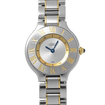 カルティエ マスト 21 ヴァンティアン W10073R6 シルバー レディース 時計 【中古】【wristwatch】