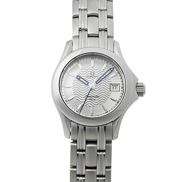 オメガ シーマスター 120 クォーツ 2581.31 シルバー レディース 時計 【中古】【wristwatch】