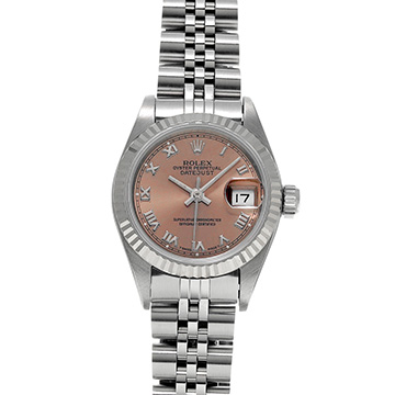 ロレックス デイトジャスト 69174 ピンク レディース 時計 【中古】【wristwatch】
