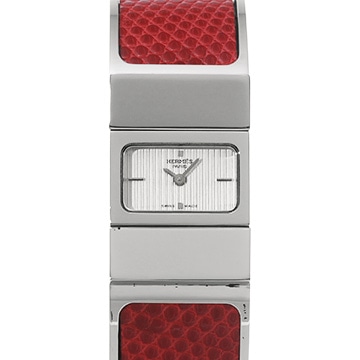 エルメス ロケ L01.210 シルバー レディース 時計 【中古】【wristwatch】