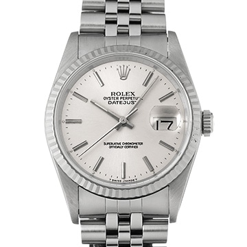 ロレックス デイトジャスト 16234 シルバー メンズ 時計 【中古】【wristwatch】
