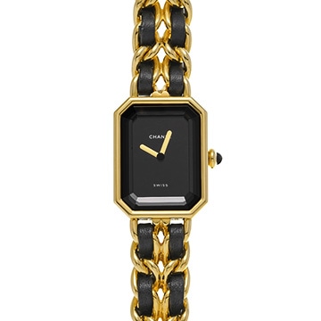 シャネル プルミエール XL H0001 ブラック レディース 時計 【中古】【wristwatch】