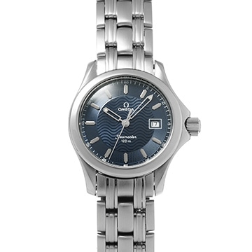オメガ シーマスター 120 クォーツ 2571.81 ブルー レディース 時計 【中古】【wristwatch】