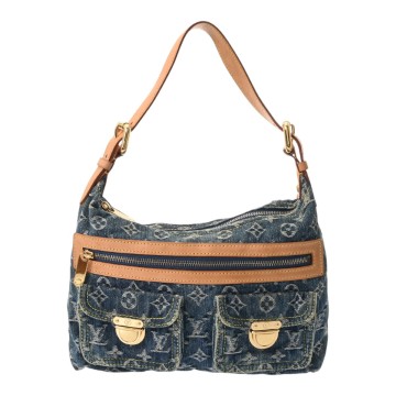 ルイ ヴィトン モノグラムデニム バギー PM ブルー M95049 デニム レディース バッグ 【中古】【bag】