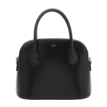 セリーヌ ティーンオノリンバッグ ブラック 120683BF4.38NO シャイニーカーフ レディース バッグ 【中古】【bag】