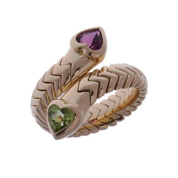 ブルガリ トゥボガス スピガ リング ゴールド K18イエローゴールド YG レディース ジュエリー 【中古】【jewelry】
