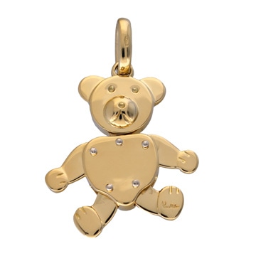 ポメラート ベアーペンダントトップ ゴールド K18イエローゴールド YG ユニセックス ジュエリー 【中古】【jewelry】