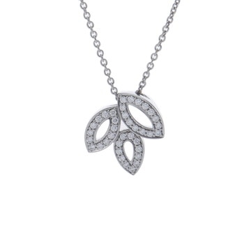 ハリー ウィンストン リリークラスター ネックレス ミニ シルバー PEDPSM1MLC Pt950プラチナ レディース ジュエリー 【中古】【jewelry】