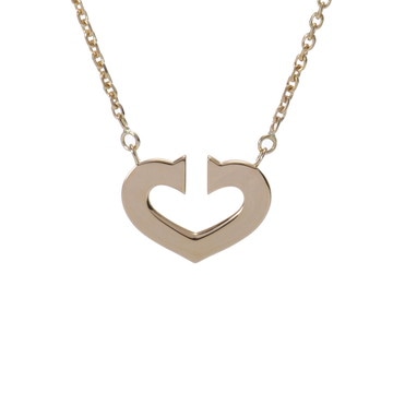 カルティエ Cハート ネックレス ゴールド K18イエローゴールド YG レディース ジュエリー 【中古】【jewelry】