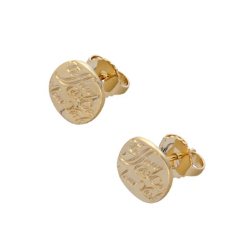 ティファニー ノーツ ピアス ゴールド K18イエローゴールド YG レディース ジュエリー 【中古】【jewelry】