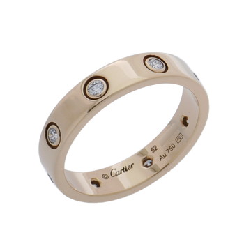 カルティエ ミニラブリング #49 8PD ゴールド K18イエローゴールド YG レディース ジュエリー 【中古】【jewelry】
