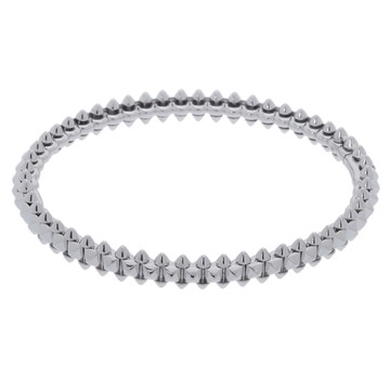 カルティエ クラッシュドゥ ブレスレット MM #19 ゴールド K18ホワイトゴールド WG レディース ジュエリー 【中古】【jewelry】