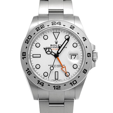 ロレックス エクスプローラーII 216570 ホワイト メンズ 時計 【中古】【wristwatch】
