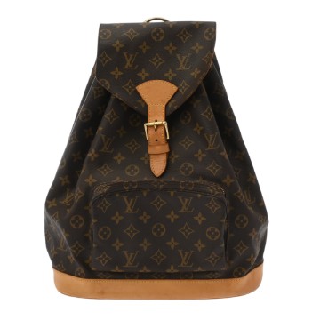 ルイ ヴィトン モノグラム モンスリ GM ブラウン M51135 モノグラムキャンバス ユニセックス バッグ 【中古】【bag】